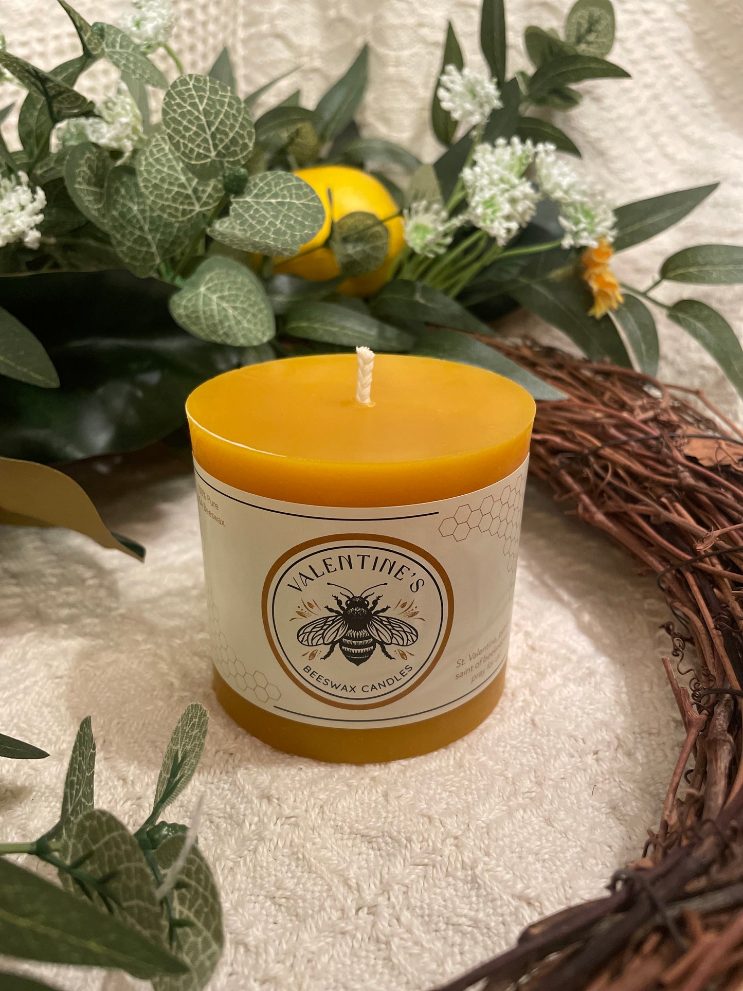 3”x 3” Pillar Candle